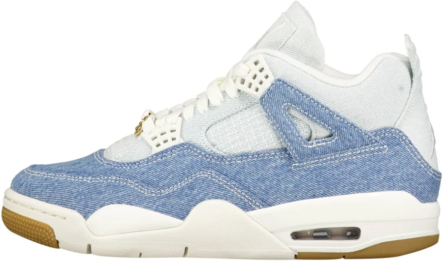 W Air Jordan 4 Denim 'Worn Blue' SAIL/SAIL-GUM LIGHT BROWN-WORN BLUE / 6