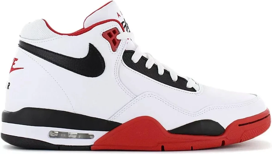 Nike Air Flight Legacy Black White Red Sneakers Retro Og Bq4212-100