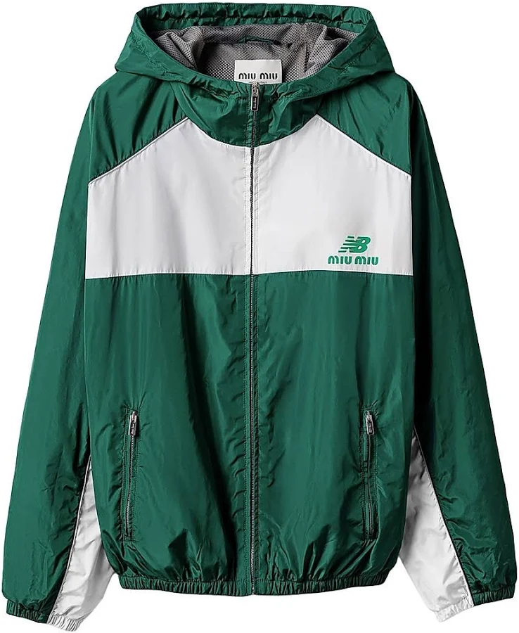 Miu Miu x New Balance Women's Technical Poplin Hoodie Jacket