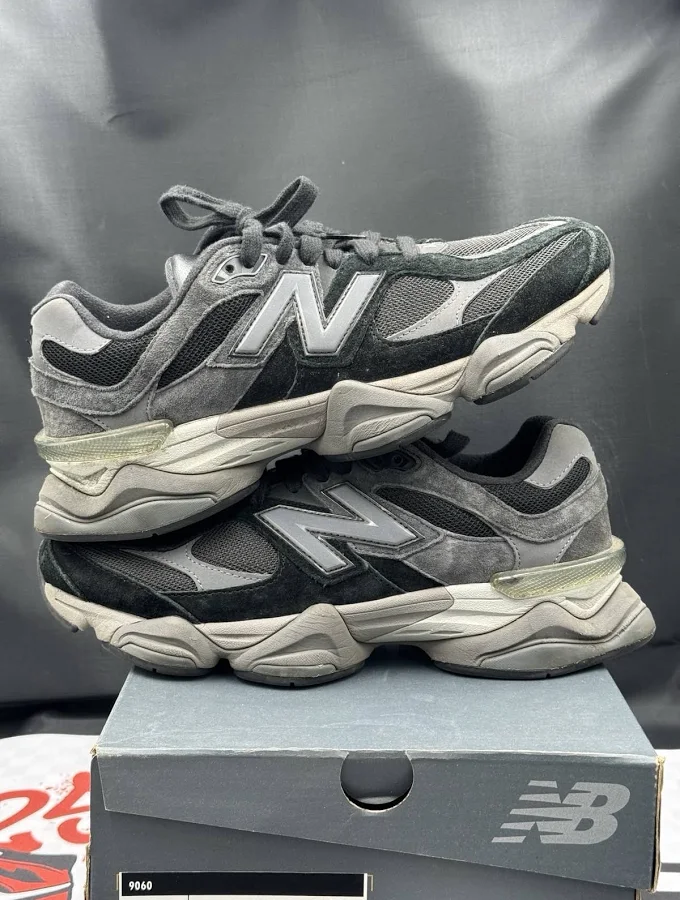 New Balance 9060 Black Grey U9060BLK Mens 9