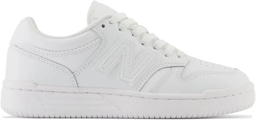 NEW BALANCE 480 WHITE - KIDS White / Kids 7 / Medium