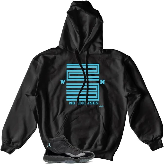 Sneaker sweatshirts match Jordan 11 Gamma Blue