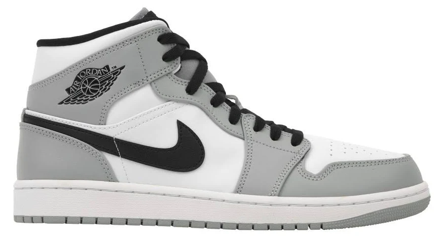 Jordan 1 Mid Light Smoke Grey 554724-092 [men Sz]