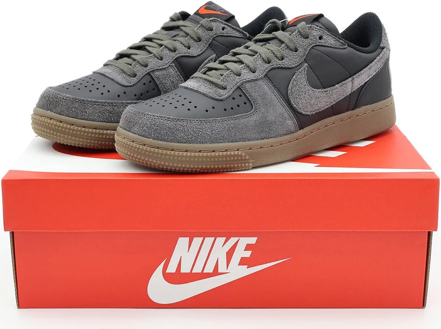 Fv0396-001 Nike Terminator Low Black Medium Ash Gum Dark Brown Grey