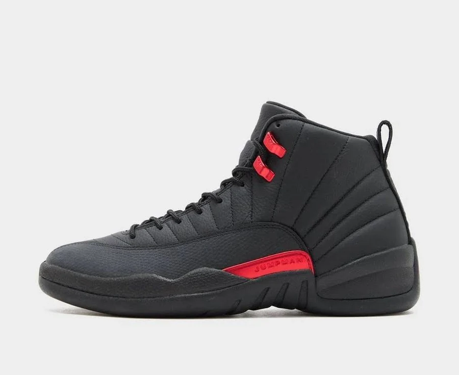 Nike Jordan Air 12 Retro 'bloodline' Men's Shoes In Black And Red