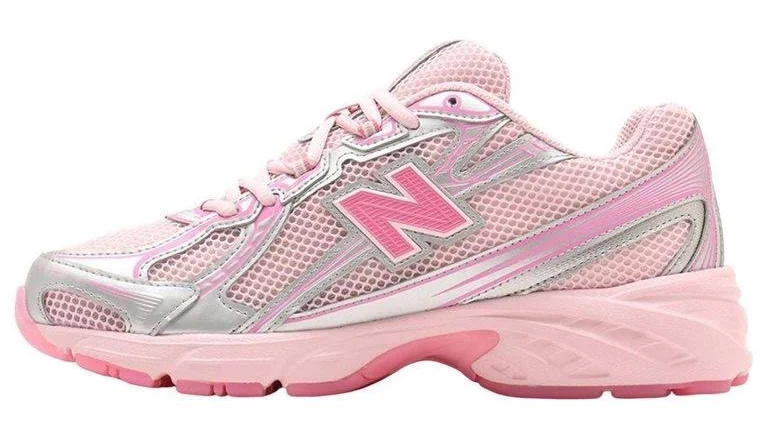 New Balance Men's X Atmos 740 'Vacation' - Pink - Low-top sneakers - 5