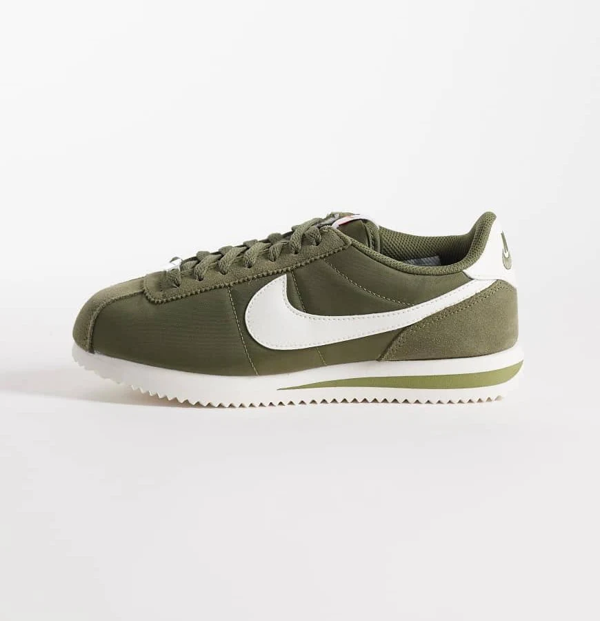 Nike Cortez textile sneakers in khaki green
