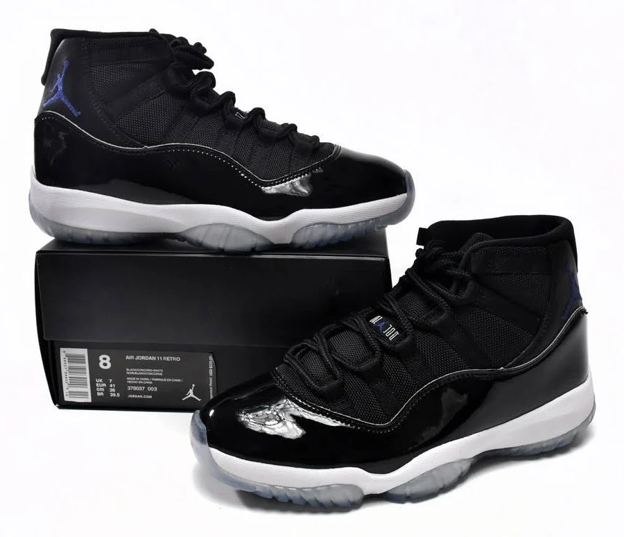 Air Jordan 11 Retro "cap And Gown" Black White Men's Sneakers