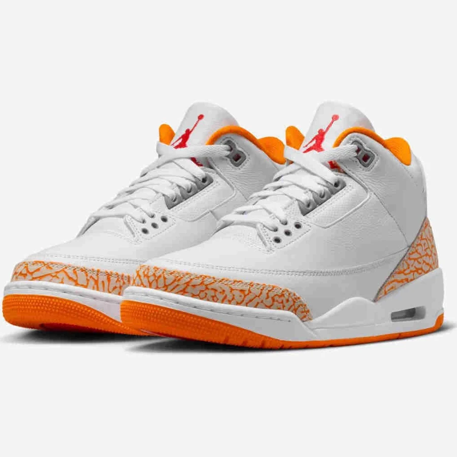 Air Jordan 3 Orange Citrus Ck9246-101 Women Size