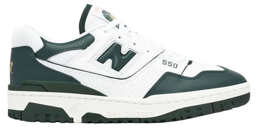 New Balance 550 'White Dark Green' | Men's Size 10