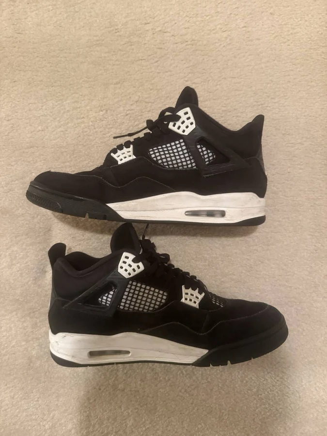 Jordan Air Jordan 4 Retro White Thunder Black White Men's Fq8138-001
