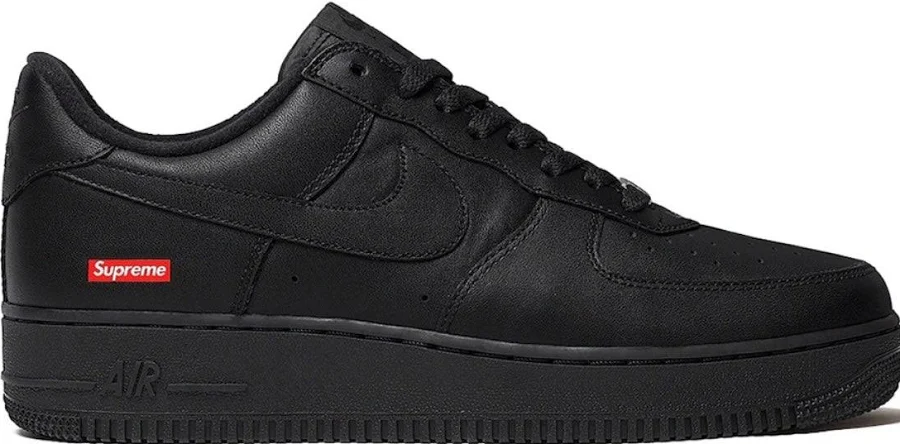 Nike Supreme X Air Force 1 Low 'Box Logo - Black' 2020, 6