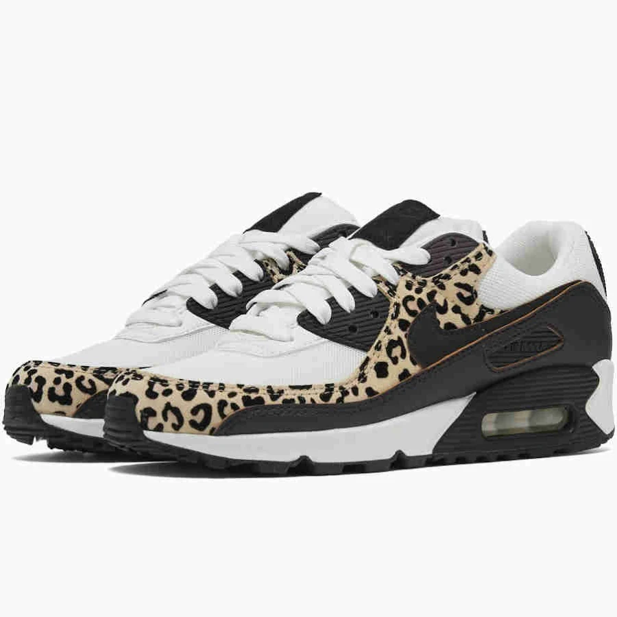 Nike Womens Air Max 90 Burgundy Leopard IF1619-102