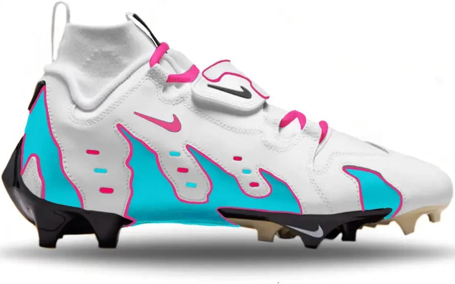 South Beach Nike Vapor Edge 360 DT 96 'Diamond Turf' | Stadium Custom Kicks 8.5