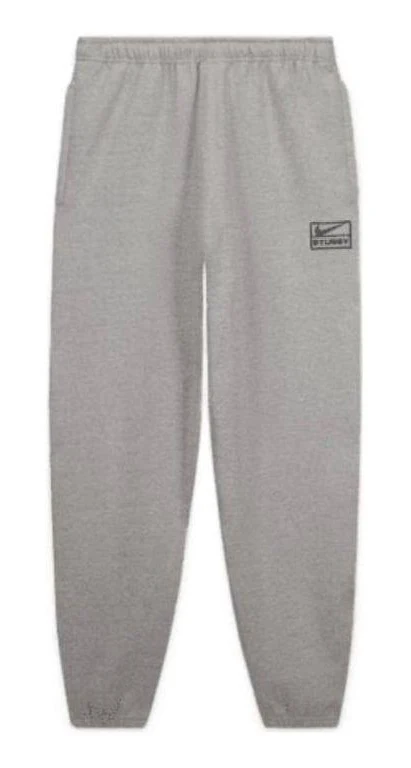 Nike Men's X Stussy Sweatpants 'Dark Heather' - Gray