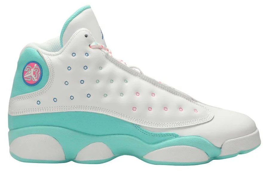 Air Jordan 13 Retro GS 'Aurora Green' | White | Kid's Size 7