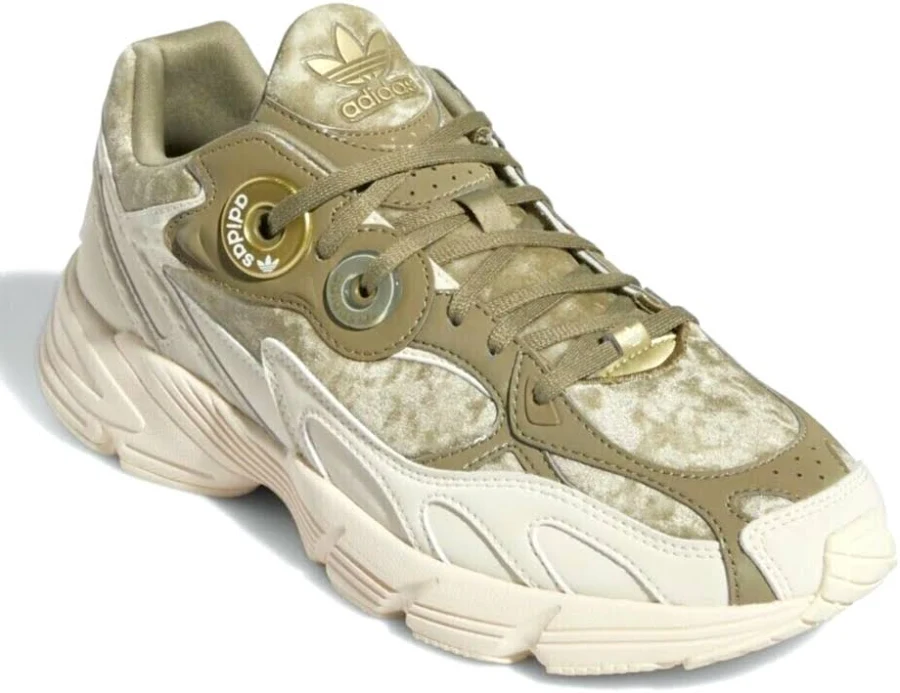 Adidas Original Women's Astir Shoes Sneaker GX8548 Orbit Green/White/Gold Sz 7 - 7