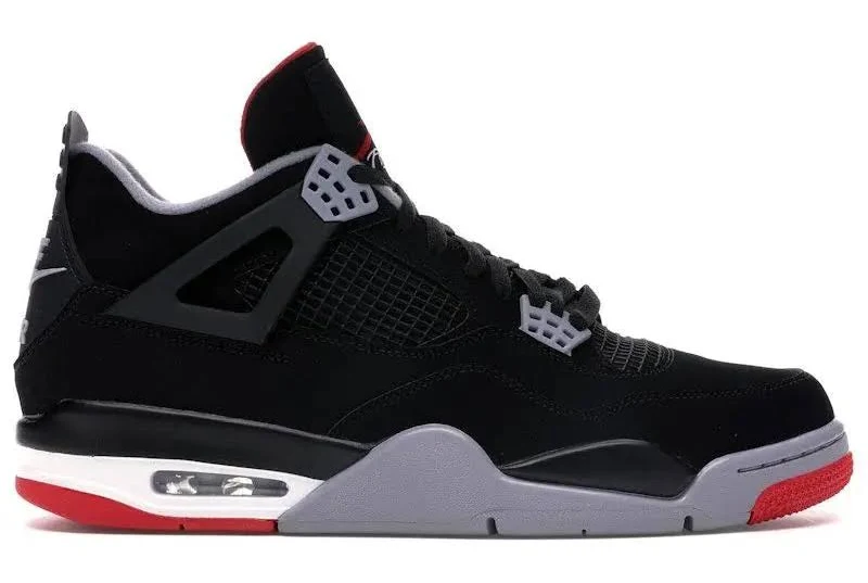 Jordan Men's 4 Retro Bred (2019) Basketball Shoes, from StockX