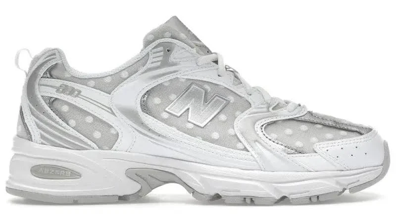 New Balance Men's 530 Silver Metallic Polka Dots, from StockX