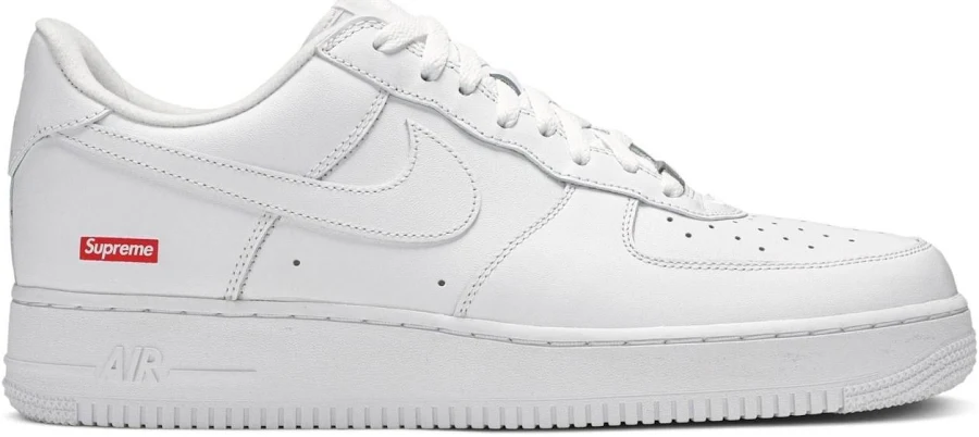 Nike Air Force 1 Low Supreme Box Logo White