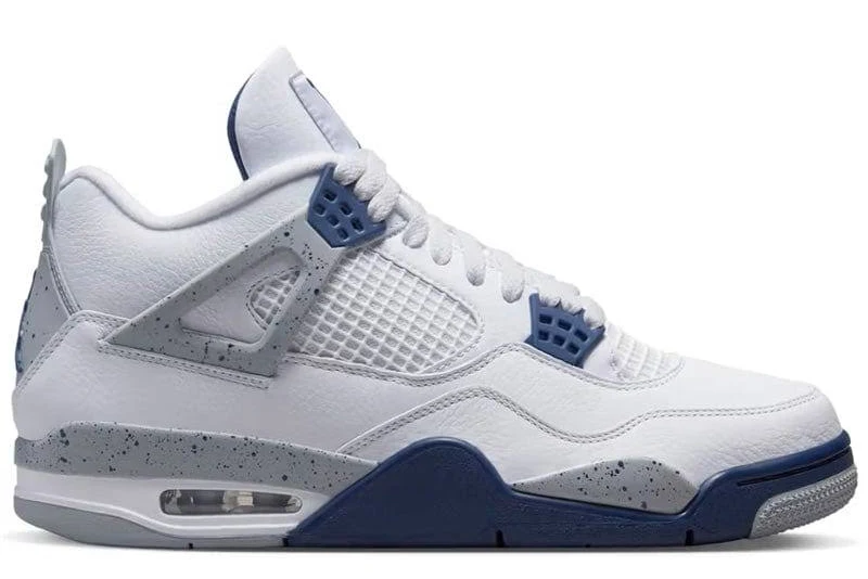 Jordan 4 Retro Midnight Navy Uk 9 / Preowned 9/10