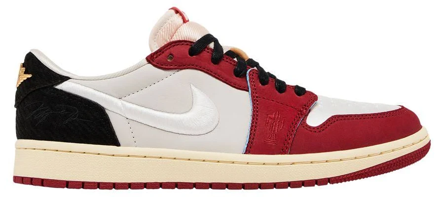 Trophy Room x Air Jordan 1 Retro Low OG SP 'Rookie Card - Home' | Red | Men's Size 5.5