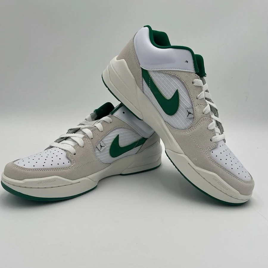 Nike Jordan Stadium 90 Wolf White/Clover-Sail-Black Size 10 Brand