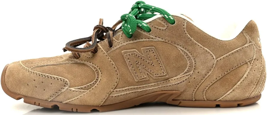 Miu Miu X NEW BALANCE Scamosciato 530 SL Sneakers 37 Ecru