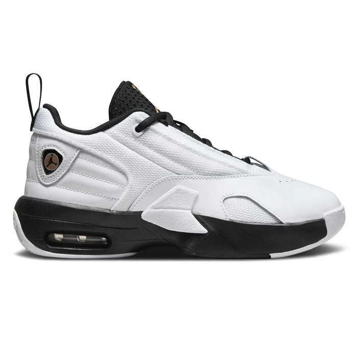 Nike Kids' Jordan Max Aura 6 Shoes - White / Black / Metallic Gold