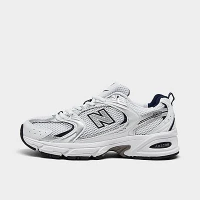 New Balance Women's 530 Casual Shoes in White/Blue/Natural Indigo | Size: 6.5