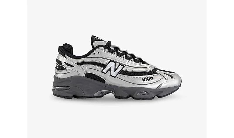 New Balance Mens 1000 Metallic Mixed-material Trainers