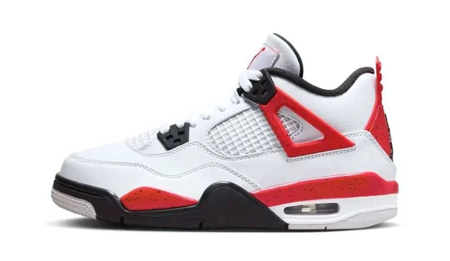 Nike GS Air Jordan 4 Retro "Red Cement"