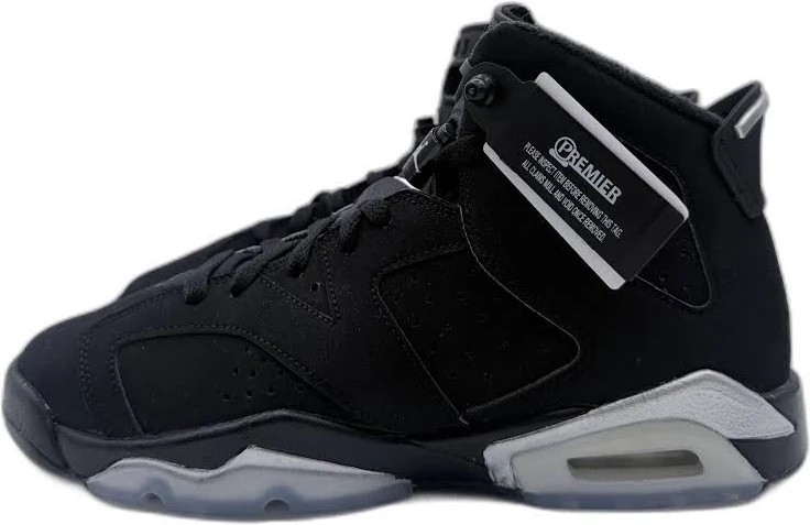 Air Jordan 6 Retro Chrome (2022)' | Black and Metallic Silver | US GS