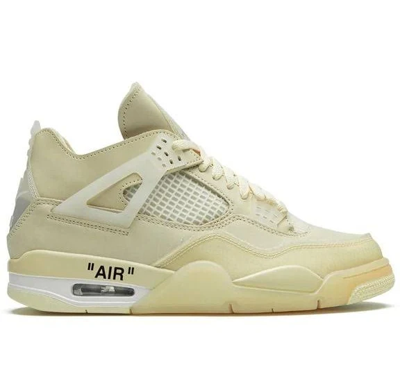 Nike Women's Air Jordan 4 Retro Sp "off-white - Natural - Low-top sneakers - 6