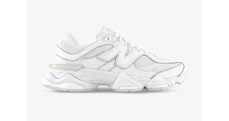 New Balance Men's 9060 Low-Top Leather and Mesh Trainers