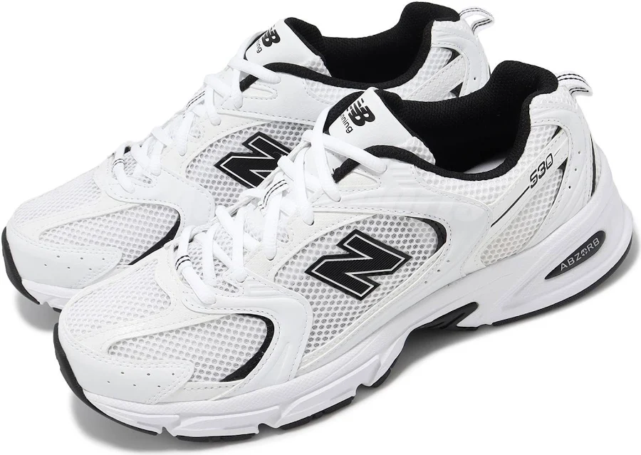 Balance 530 Nb White Black Men Unisex Casual Lifestyle Shoes
