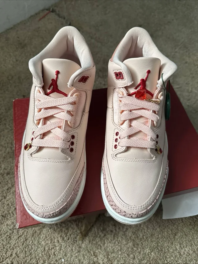 Size 5.5w - Jordan Retro 3 Valentines Day Treat Yourself (2025)