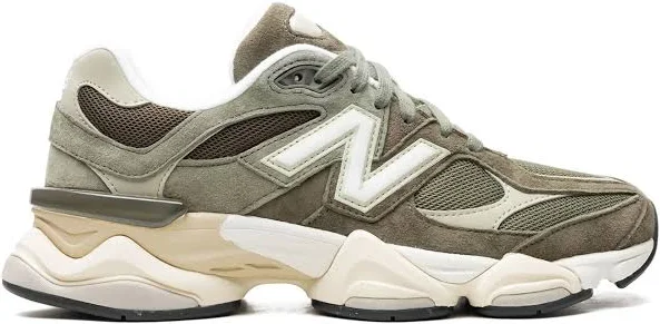New Balance - 9060 "Dark Camo/ Dark Olive/Sandstone" sneakers - men - Rubber/Fabric/Leather/Fabric - 11.5 - Green