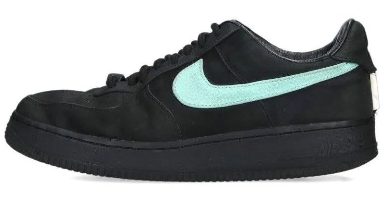Tiffany & Co. Shoes | Tiffany & Co Nike Air Force 1 Low Sneaker Black X Blue | Color: Blue | Size: Os | Thereluxevault's Closet