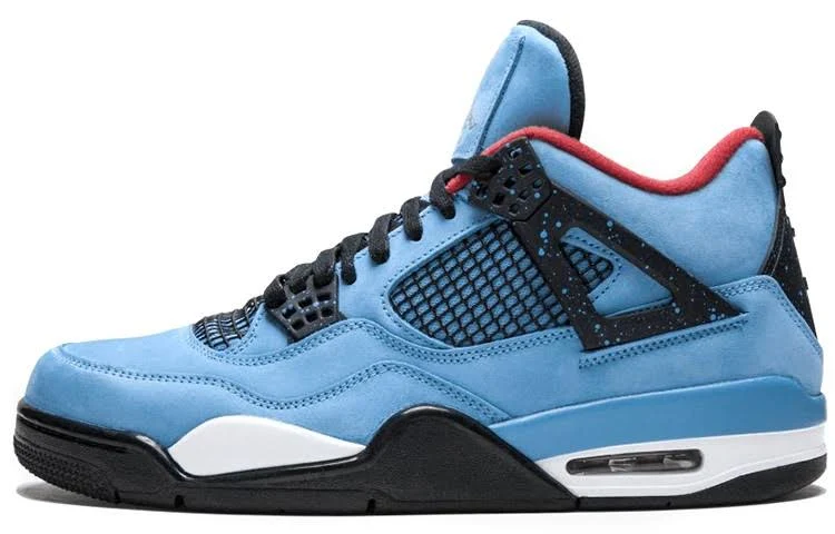 Travis Scott X Jordan4 "cactus Jack" Limited Edition Basketball Shoes