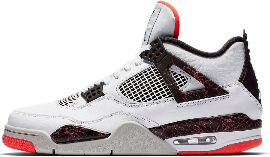 Jordan Air 4 Retro "pale Citron - White/black-bright Crimson