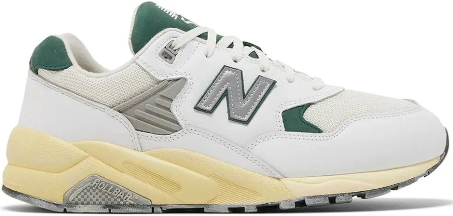 New Balance Men's 580 MT580RCA White/Nightwatch Green/Sea Salt SZ 5-13