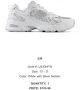 New Balance Shoes | New Balance 530 White And Silver Polka Dot Metallic Sneakers | Color: Silver/White | Size: 11.5 | Helenrogo's Closet