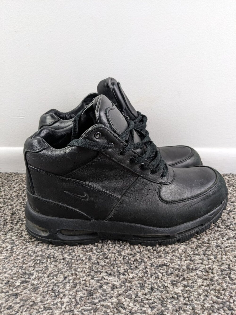 Nike Air Max ACG Goadome Boots Black 865031-009 Leather Waterproof Mens 10