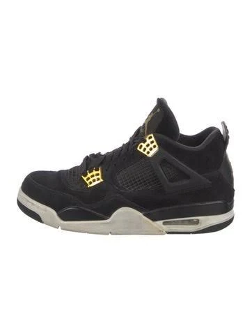 Jordan 4 Retro Royalty Sneakers in Black, Men's US 10 | 10