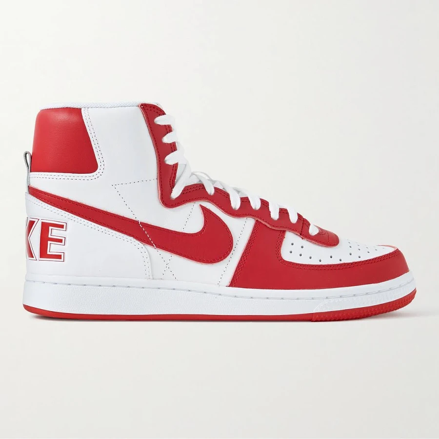 Nike Terminator Leather High-Top Sneakers - Men - Red Sneakers - US 10