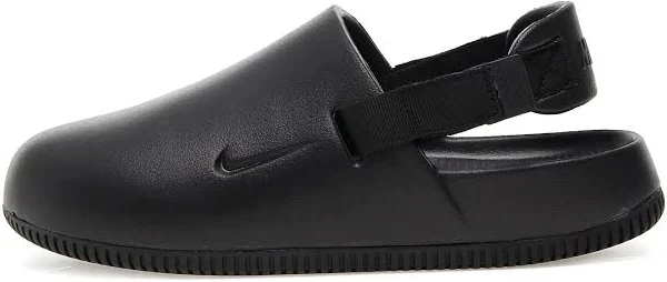Nike - Calm slingback mules - women - Rubber/Rubber/Rubber - 6 - Black