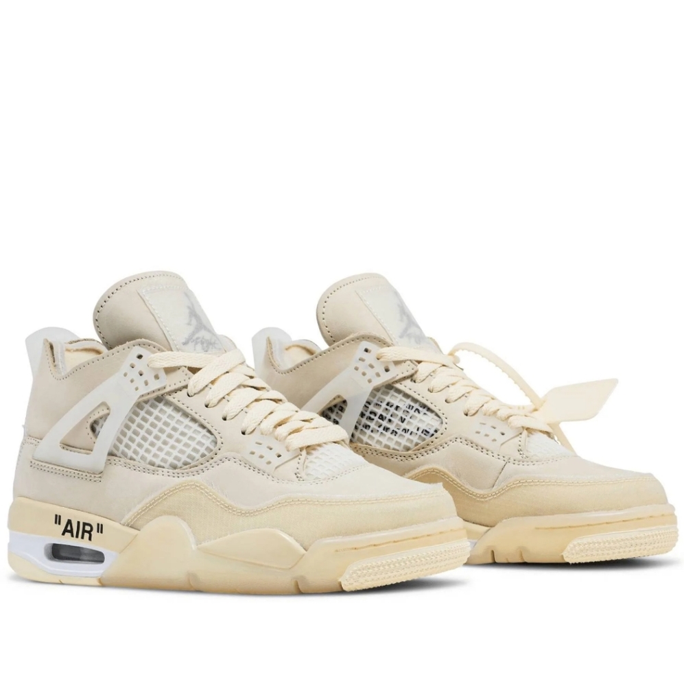 Off-White x (W) Air Jordan 4 SP 'Sail'