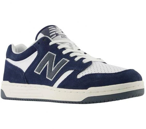 New Balance 480 Sneaker Navy/ White (Unisex) 6 at Dodds Shoe Co