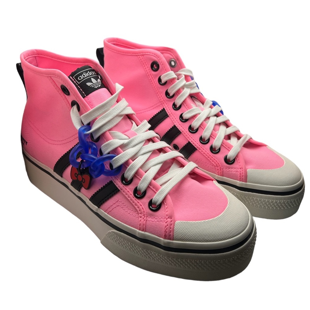 Adidas Hello Kitty Nizza Mid High Size 9.5 Pink